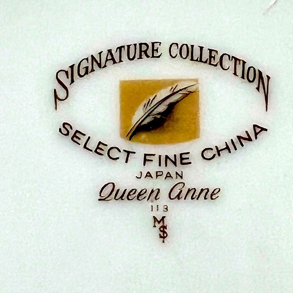 QUEEN ANN Signature Collection Serving Bowl 9” Made in Japan. A1627. - Picture 8 of 10